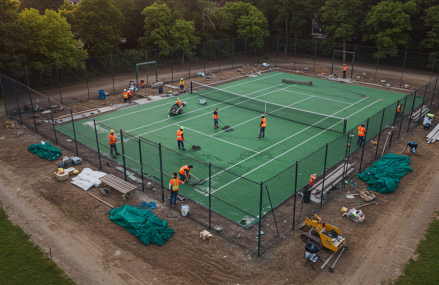 Comment planifier la construction d’un terrain de tennis ?