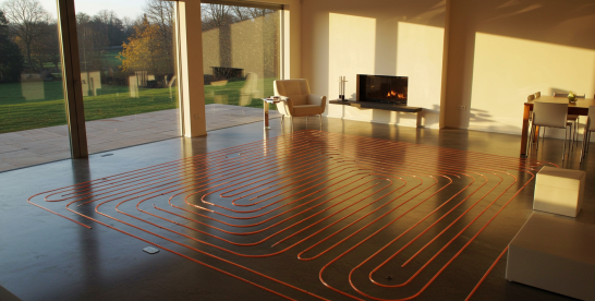 Les avantages du plancher chauffant pour une chaleur uniforme